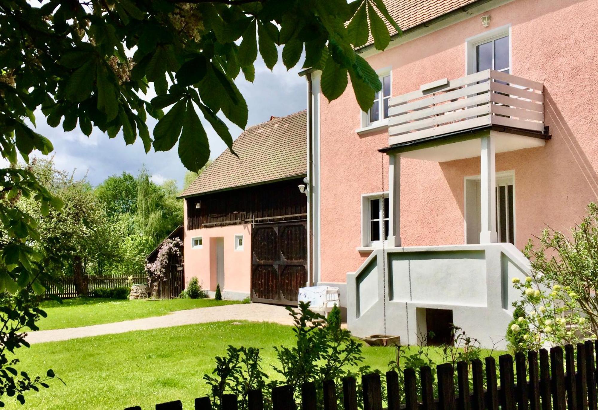 Landhaus Am Schloss Schnabelwaid Buitenkant foto